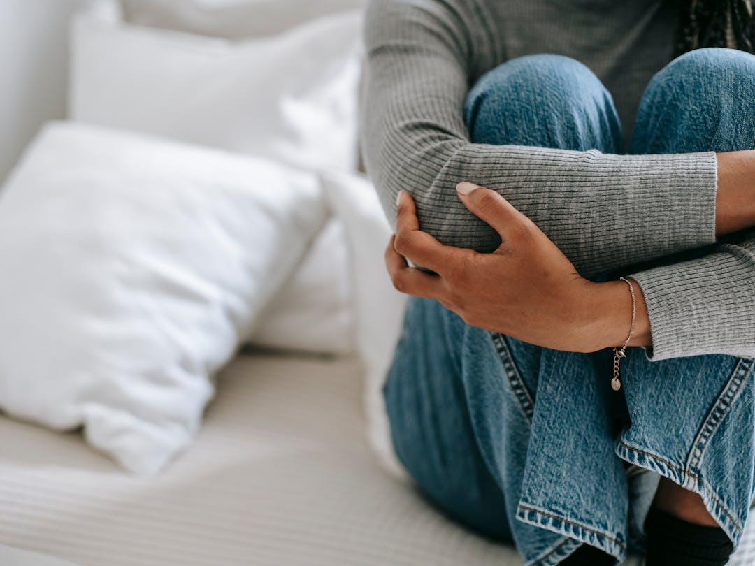 Person experiencing anxiety